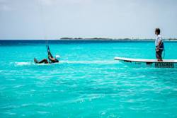 Bonaire - kitesurfing beach.